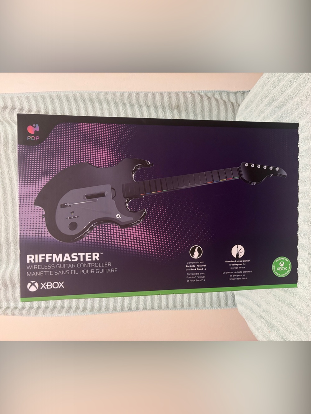 PDP RiffMaster Wireless Guitar Controller for Xbox-Black